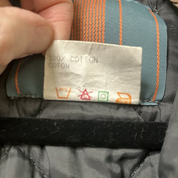 Vintage Hammill Quilt Lined Jacket Mens 42 Brown Canvas Utility 90s Workwear - Picture 4 of 12